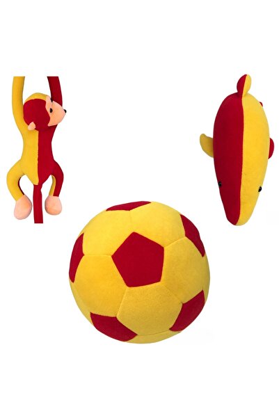 UgurToyss 3'lü Peluş Oyuncak Seti – Yumuşak Peluş Top, Sevimli Oyuncak Maymun Ve Yunus Oyuncak (ÇOCUKLAR IÇİN)