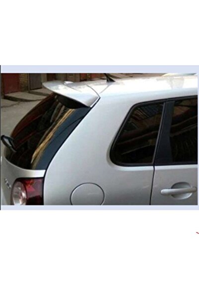 HYM TUNİNG VW POLO MK4  FABRİKA MODEL SPOYLER 2002 2009 UYUMLU PARLAK SİYAH İ...