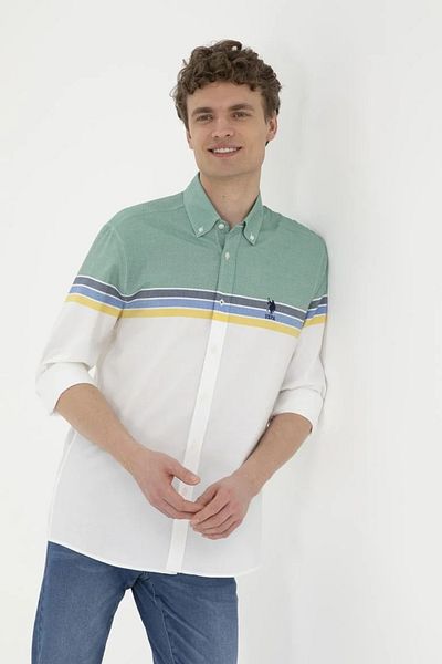 U.S. Polo Assn. Men's Long Sleeve Shirt G081GL004.0001897560 TEKSPOR