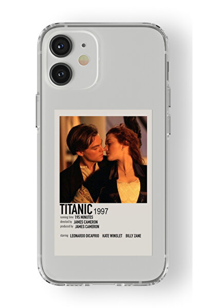 Space Star iPhone 12 Mini Uyumlu Titanic 1997 Minimalist Poster Tasarım Baskı...
