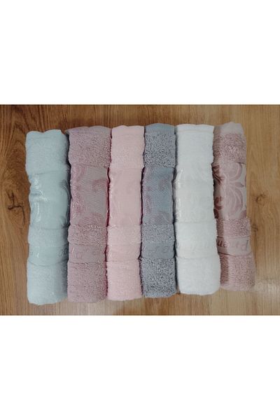 Deneme Zamanı Bamboo Towel Ultra Luxury Vip Quality 6 Pieces Hand Face Towels 100% Bamboo 50x90