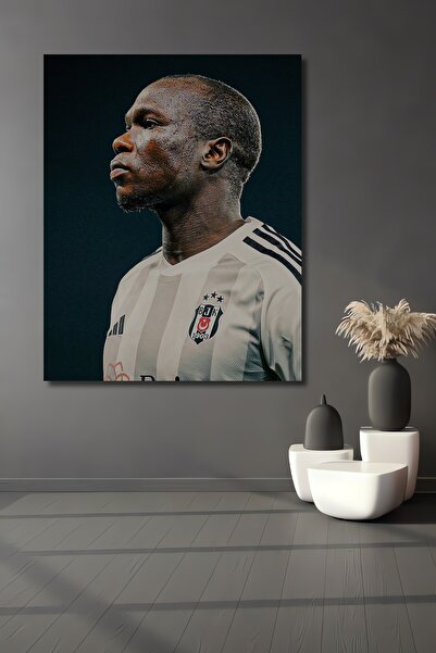 Teona Ahşap Ahşap Vincent Aboubakar  Kare Şeklinde Dekorasyon Tablosu
