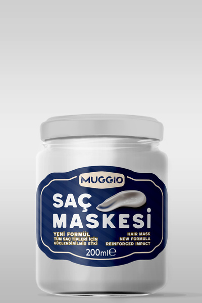 Muggio Doğal Bakım Saç Maskesi 200 ml