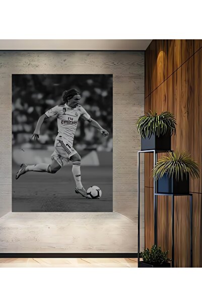 Teona Ahşap Ahşap Modern Dekoratif Luca Modric Kare Şeklinde Duvar Dekorasyon...