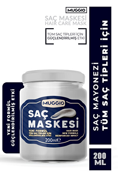 Muggio Doğal Bakım Saç Maskesi 200 ml