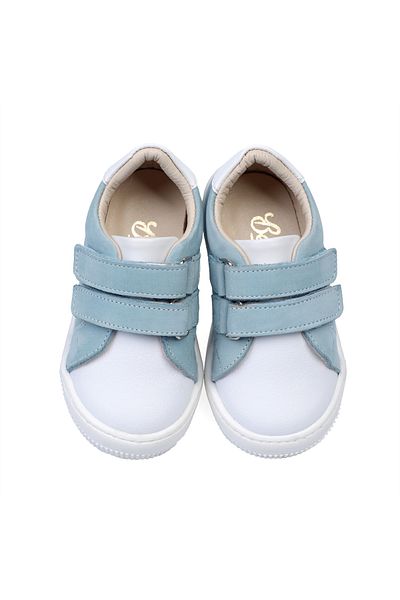 Bebbini حذاء رياضي للأطفال من Toy-Turquoise Velcro First Step