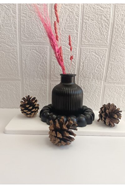 Happy Home Set de 2 decorațiuni pentru casă - Farfurie tip bubble și vază