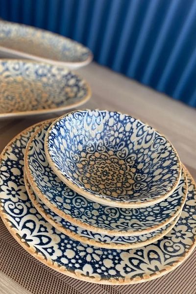 Bonna Porselen Alhambra Gourmet 6-Piece 16 Cm Bowl (6 Persons)