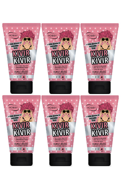 Hobby Kıvır Kıvır Bukle Jölesi 150 ml X 6 Adet