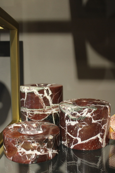 tuan design 3 LÜ MERMER MUMLUK BORDO