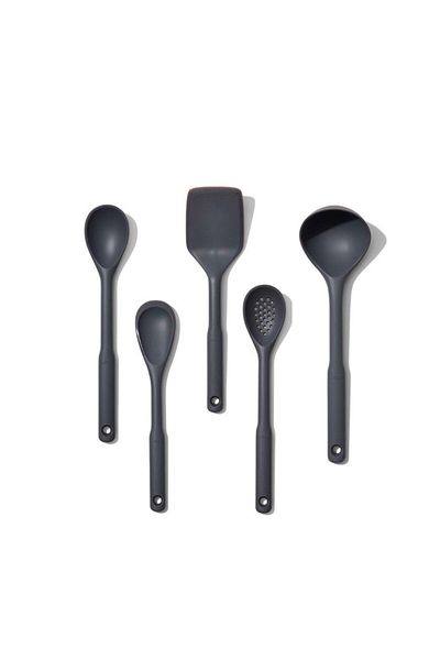 OXO GG Flexible Silicone 5 Piece Anthracite Daily Service Set