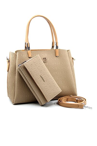 Just Polo Vizon Kadın 3 Bölmeli Ayarlanabilir Uzun Askılı Omuz Çantası Ve Cüz...