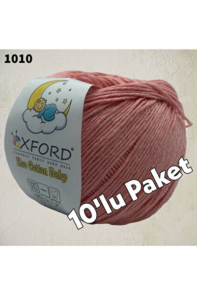 Oxford İplik 10 عبوات من القطن الصديق للبيئة للأطفال - خيط قطني رفيع - كروشيه...