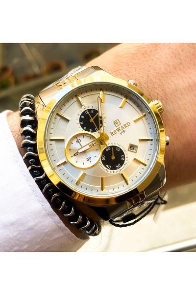 Reward Steel Men's Wrist Watch Bracelet Gift