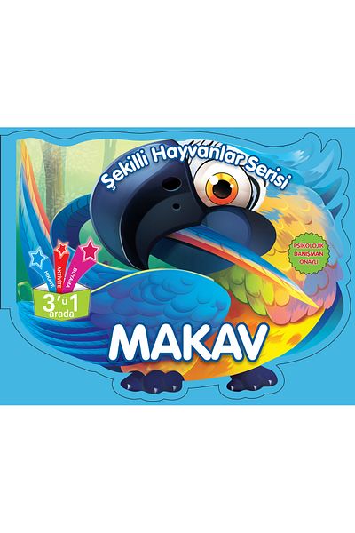 Parıltı Yayınları سلسلة حيوانات على شكل حيوانات - كتاب منشورات Makav Glow