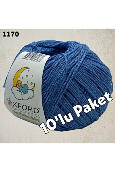 Oxford İplik 10 عبوات من القطن الصديق للبيئة للأطفال - خيط قطني رفيع - كروشيه...