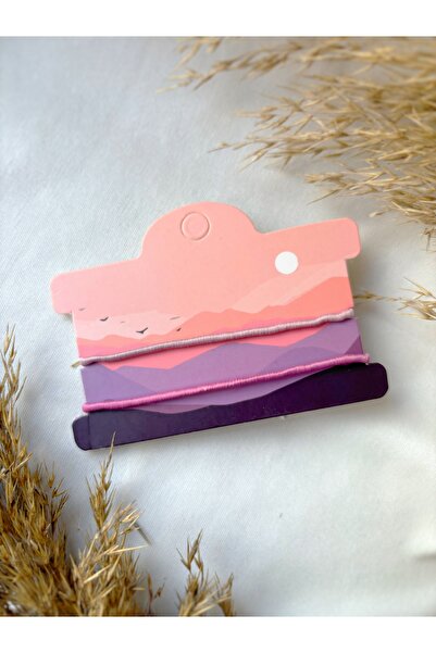 Atölye Merdiven مجموعة أساور الصداقة المكونة من قطعتين من Pinkset