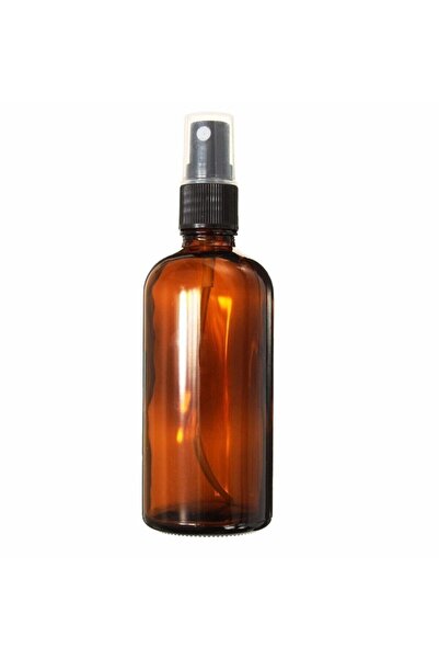 Genel Markalar Amber Cam Şişe 100ml Siyah Sprey Başlıklı 6 Adet