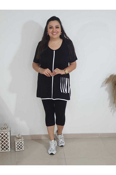 Melis Designer طقم لباس ضيق مقاس كبير بلون الكاكاو