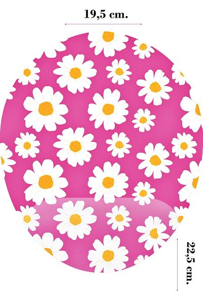 Boldy Mouse Pad with Wrist Support Non-Slip Mouse Pad Mouse Pad Daisy Mouse Pad Oval Mouse Pad Mousepad