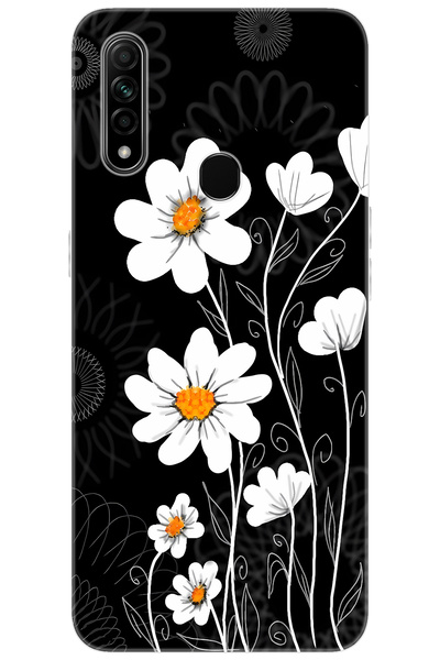 OPPO A31 (CPH2015) Uyumlu Kılıf Desen Baskılı Silikon Papatya STK:693 CP-Wdn7Bn6