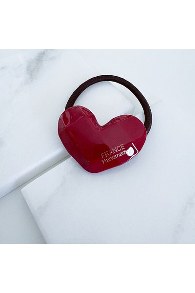 CHARMLUCKY Heart Bone Rubber Buckle