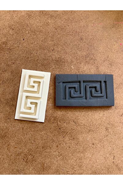Volala Anatolian Motifs 6 Waterway Ceramic Mud Seal