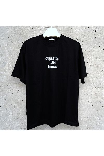 ADRİANO SPORTWEAR Ανδρικό κοντομάνικο μπλουζάκι με στάμπα από βαμβακερό λαιμόκοψη
