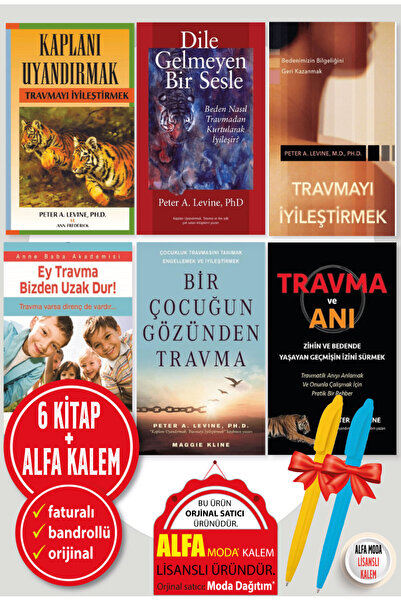 Butik Yayınları Peter A. Levine 6 KİTAP SET - Kaplanı Uyandırmak Travmayı İyi...