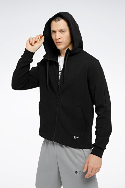 Reebok ACTIV COLL DREAMBLEND FZ Чорна чоловіча кофта