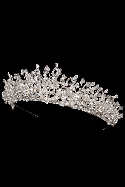 Limelia Coroana de mireasa din piatra de zircon - eleganta si imposantata