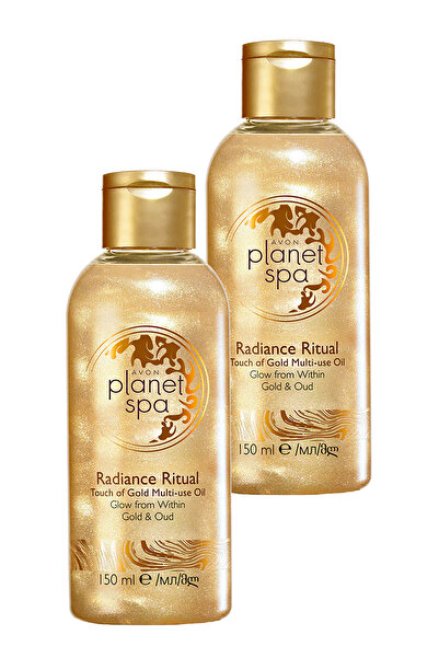 AVON Planet Spa Radiance Dokunuş Altın Masaj Yağı 150 Ml. Ikili Set