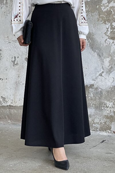 InStyle Спідниця з подвійної тканини Orme чорна