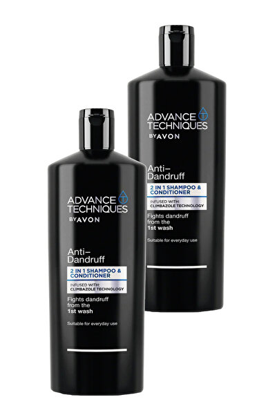 AVON Advance Techniques Kepek Önleyici 2'si 1 Arada Şampuan ve Saç Kremi 700 ...