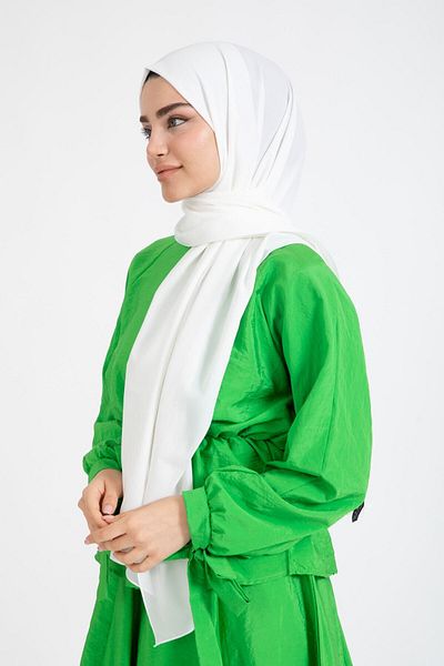 Organic Cotton Crepe Kraş Shawl 9004