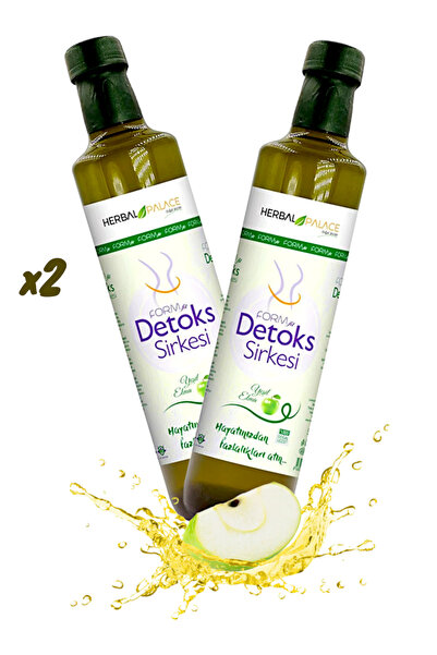 Herbal Palace Detox Sirkesi Yeşil Elma Aromalı Formfit 500 ML * 2 ADET