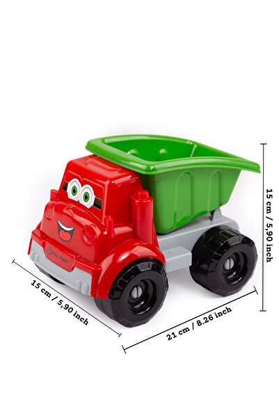 ThinkMaster İlk Kamyonum Oyuncak Kamyon Sevimli Kamyon, 21cm Büyük Oyuncak Kamyon