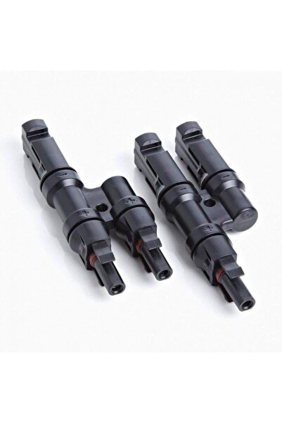 SOYLU 2 In 1 Paralel Solar Konnektör 1 Dişi 1 Erkek Set Mc-4 Tip 2 Adet Güneş...