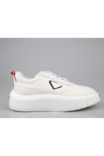 MARCOMEN 19551 Genuine Leather White Men's Casual Shoes