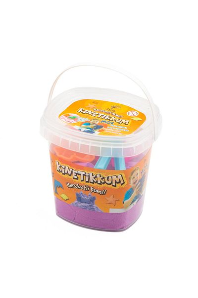 Lino Kinetic Sand 500 gr Purple Bucket
