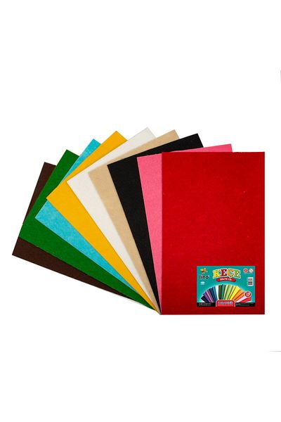 Lino Felt 10 Colors 10pcs (50X70 CM.)