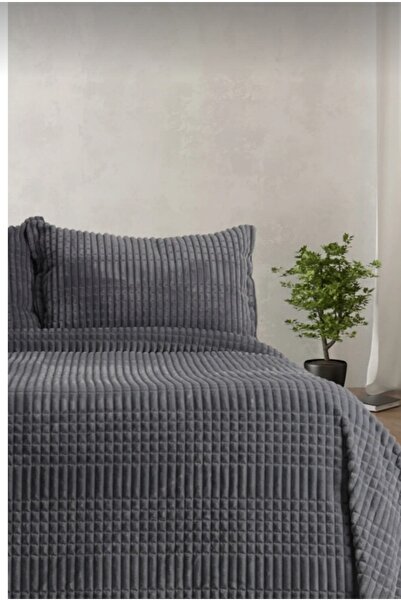Generic Brand Vk Can Magazalari Merminos Modern Line 3 Piece Blanket sets