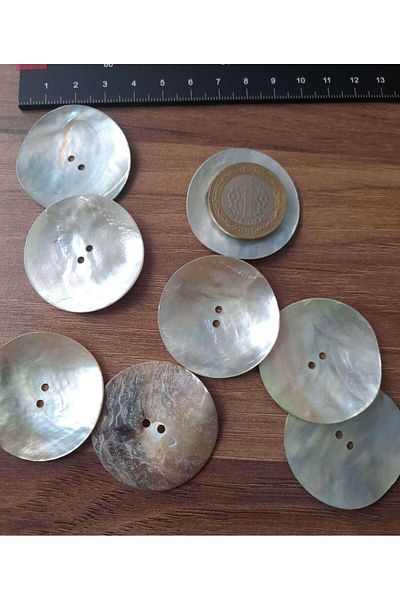 Beyna SEDEF 1ST QUALITY NATURAL REAL SEDEF 4 CMM BUTTON 1 PACK 5 PIECES