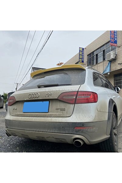HYM TUNİNG AUDİ A4 B8 ALLROAD CAM ÜSTÜ SPOYLER 2008 2015 PARLAK SİYAH