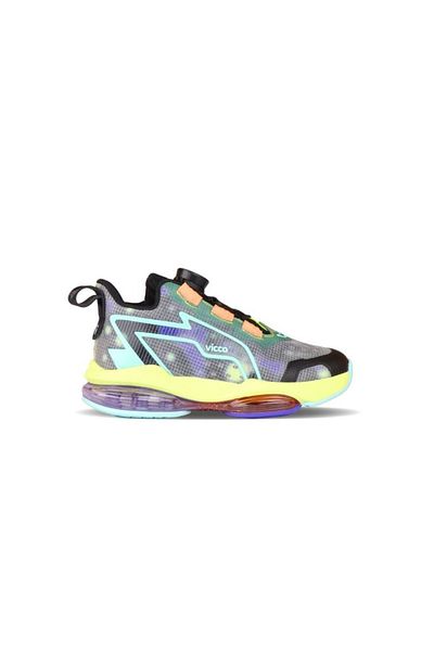 Vicco Unique Black Kids Sneakers