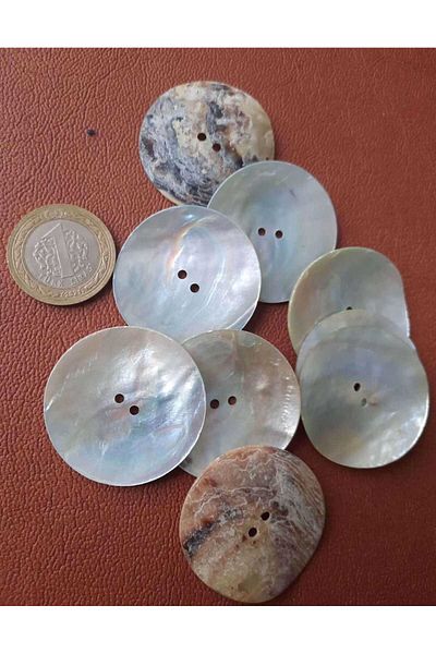 Beyna SEDEF 1ST QUALITY NATURAL REAL SEDEF 4 CMM BUTTON 1 PACK 5 PIECES