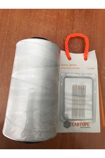 MASAL TUHAFİYE Gülpoly Sewing Thread + Sewing Needle