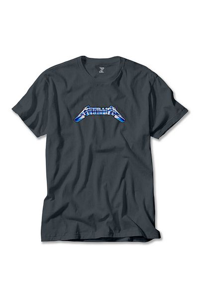 Z zepplin Μπλουζάκι καπνιστού μπλε με λογότυπο Metallica