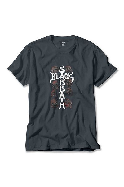 Z zepplin Μπλουζάκι καπνιστού μαύρου Sabbath Skull