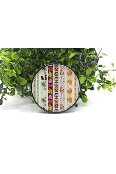 Tezcan Aksesuar Popsocket Telefon Tutacağı Desenli ve Baskılı Parmak Tutucu